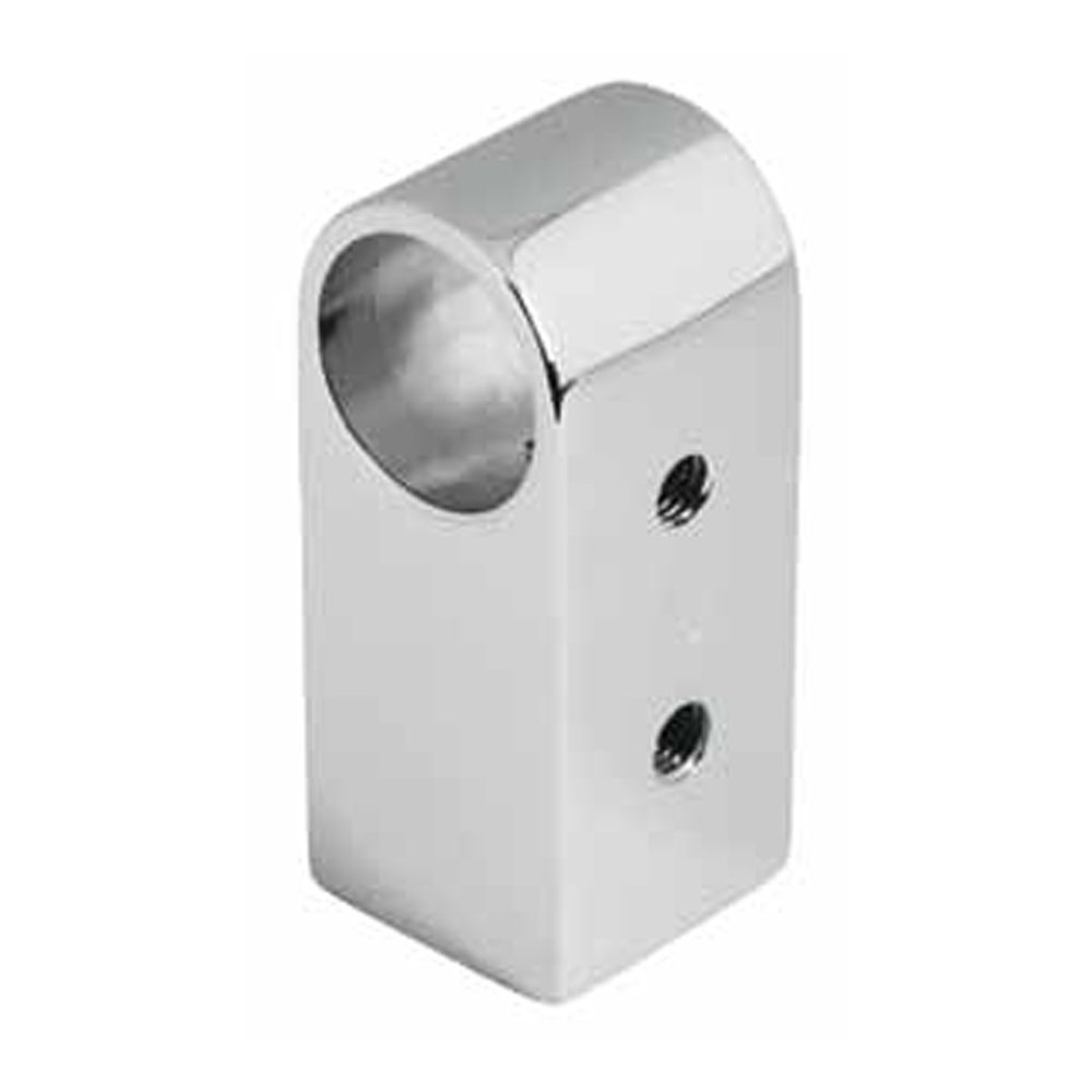 Держатель рейлинга простой, хром (300)