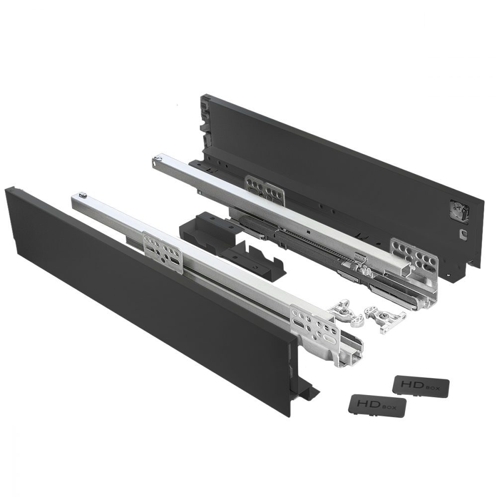 HD Slimbox  84 прямой 84*400 мм графит 