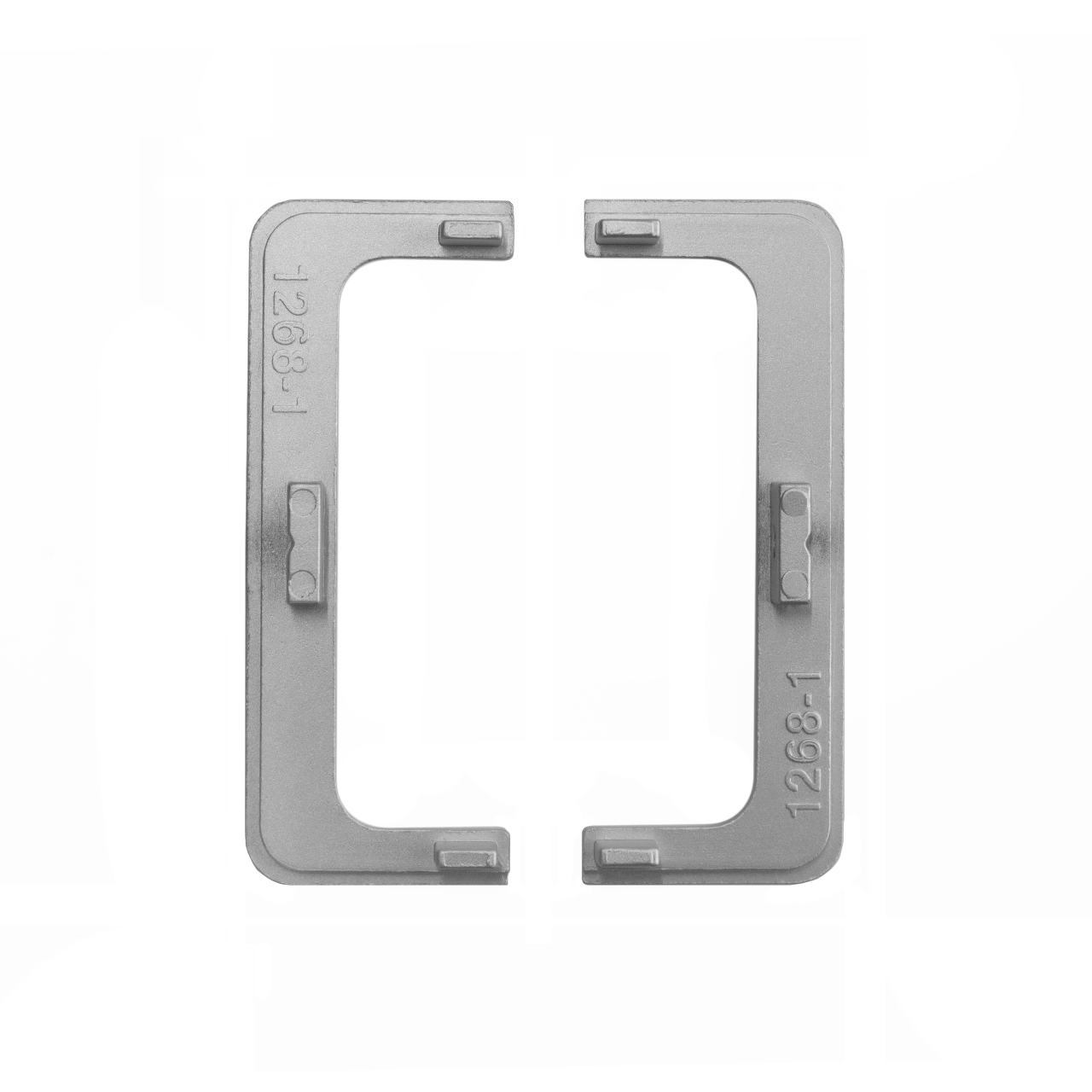  Комплект заглушек C-Gola (L+R) серебро, металл