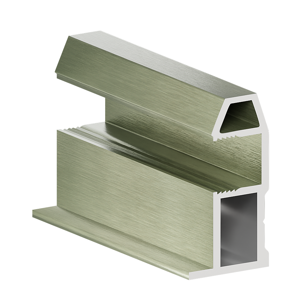 Профиль ручка ЭЛЕГАНТА Шампань брашед 5,4 м (12)