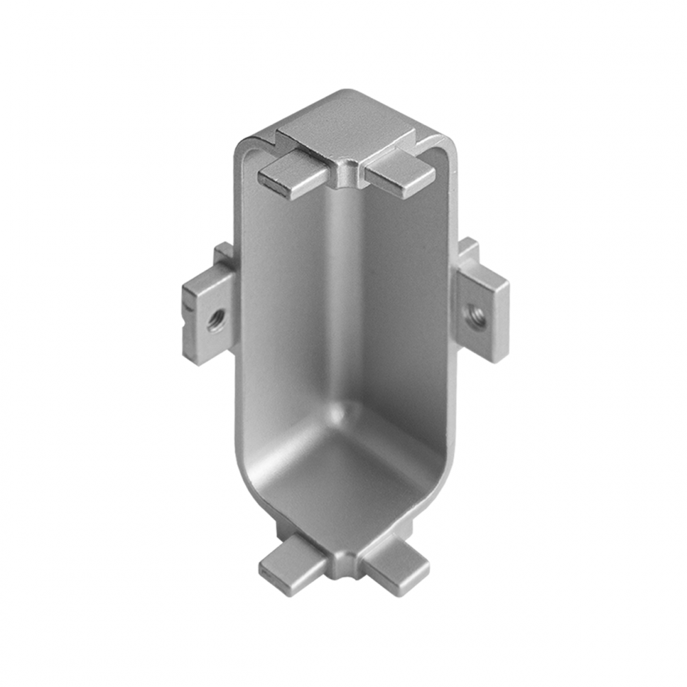  Уголок внутренний C-Gola серебро, металл