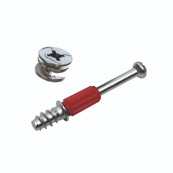 Эксцентриковая стяжка + Стойка эксцентрика, саморез / L=45мм (2000)