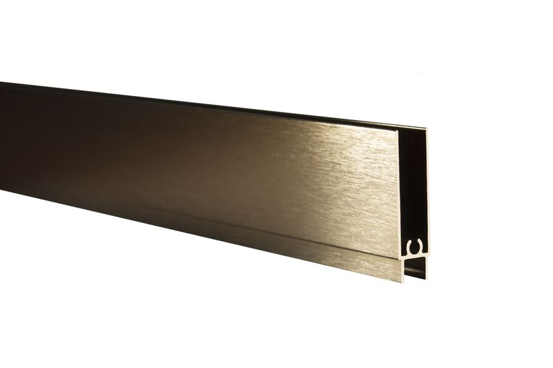 Профиль горизонтальный нижний Шампань брашед 6,0 м