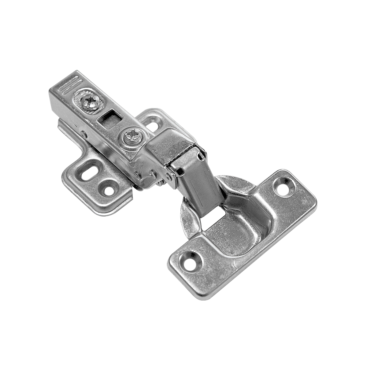 ПЕТЛЯ ДЛЯ ДВЕРЦЫ ШКАФА SOFT CLOSING (ВКЛАДНАЯ) (4 отверстия) 83гр. (200)