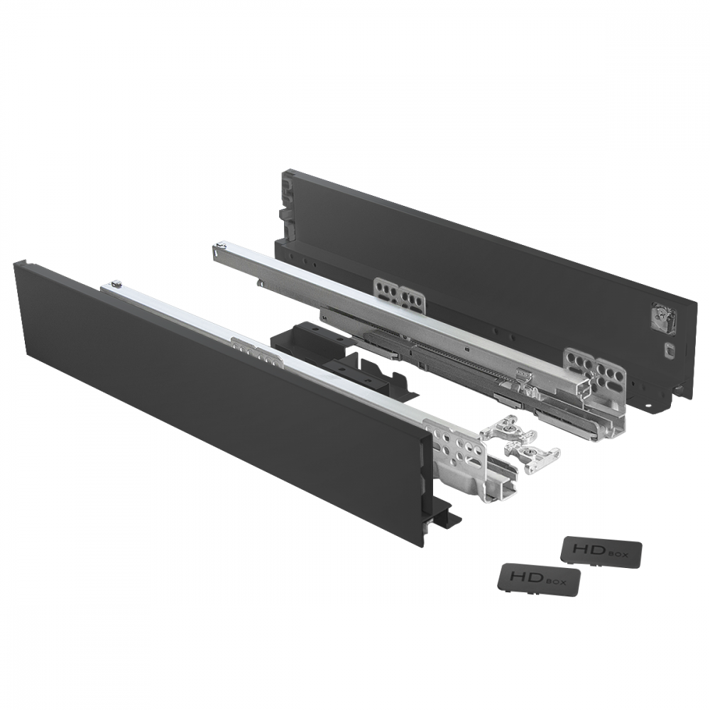 HD Slimbox  84 прямой 84*500 мм графит 