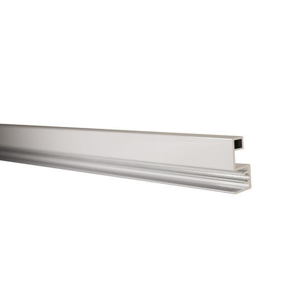  Профиль горизонтальный верхний С КАМЕРОЙ Белый глянц 6 м (узкая система) (16)