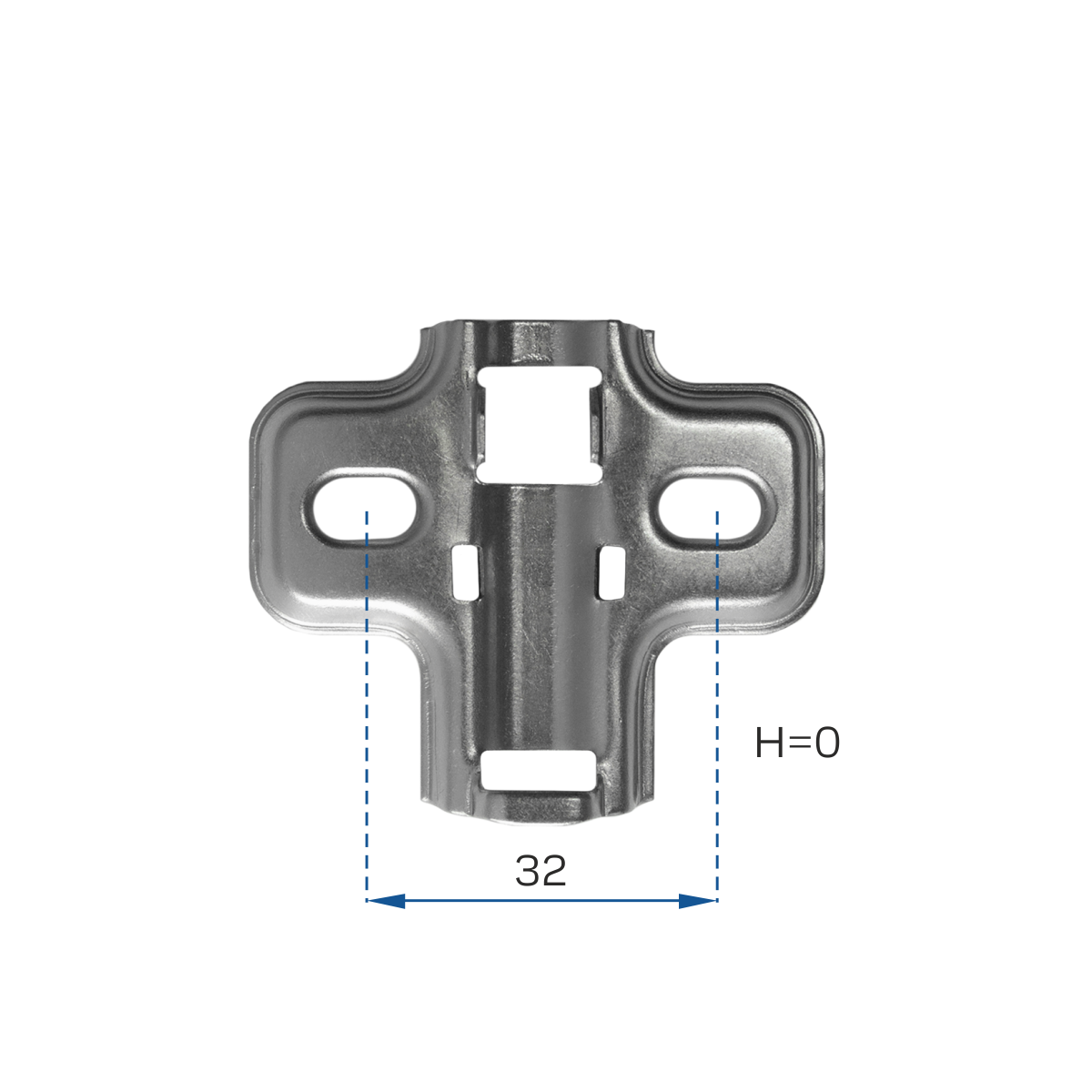    ПЕТЛЯ ДЛЯ ДВЕРЦЫ ШКАФА SOFT CLOSING (НАКЛАДНАЯ)  (200) ПОД ЕВРОВИНТ