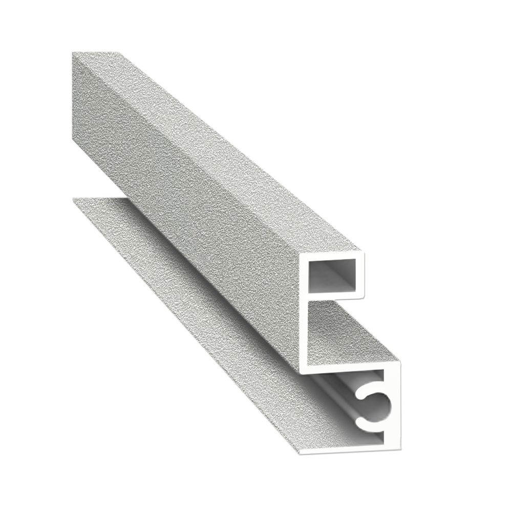  Профиль горизонтальный верхний С КАМЕРОЙ Белый муар 6 м (узкая система) (16)