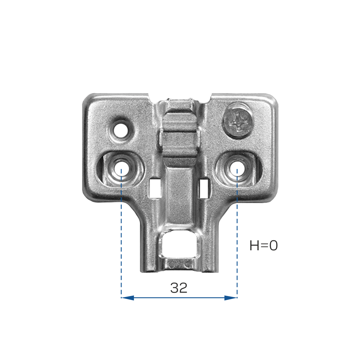  ПЕТЛЯ ДЛЯ ДВЕРЦЫ ШКАФА 3D SOFT CLOSING (НАКЛАДНАЯ)  (100)