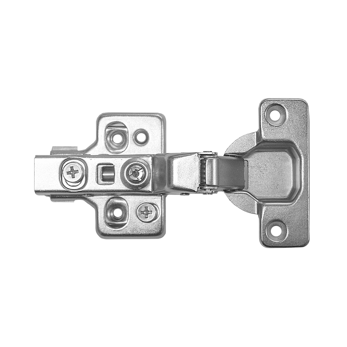   ПЕТЛЯ ДЛЯ ДВЕРЦЫ ШКАФА 3D SOFT CLOSING (ПОЛУНАКЛАДНАЯ)  (100)