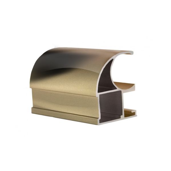 Профиль вертикальный открытый глянец Золото 5,5 м