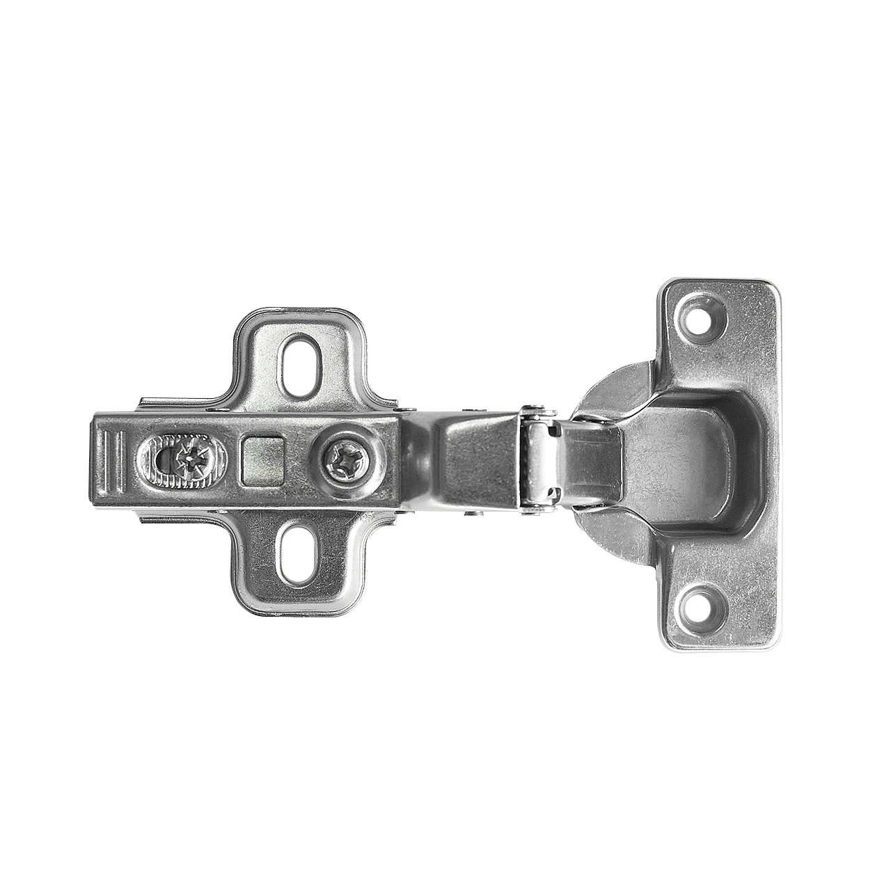    ПЕТЛЯ ДЛЯ ДВЕРЦЫ ШКАФА SOFT CLOSING (ПОЛУНАКЛАДНАЯ)  (200) ПОД ЕВРОВИНТ