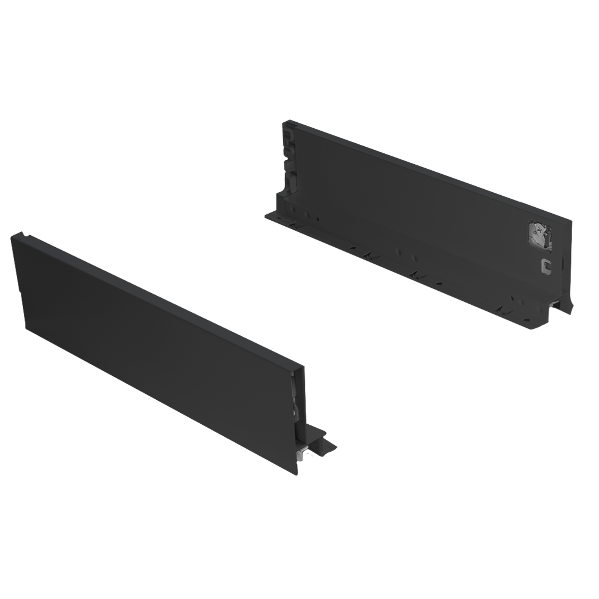 HD Slimbox  84 прямой 84*350 мм графит 