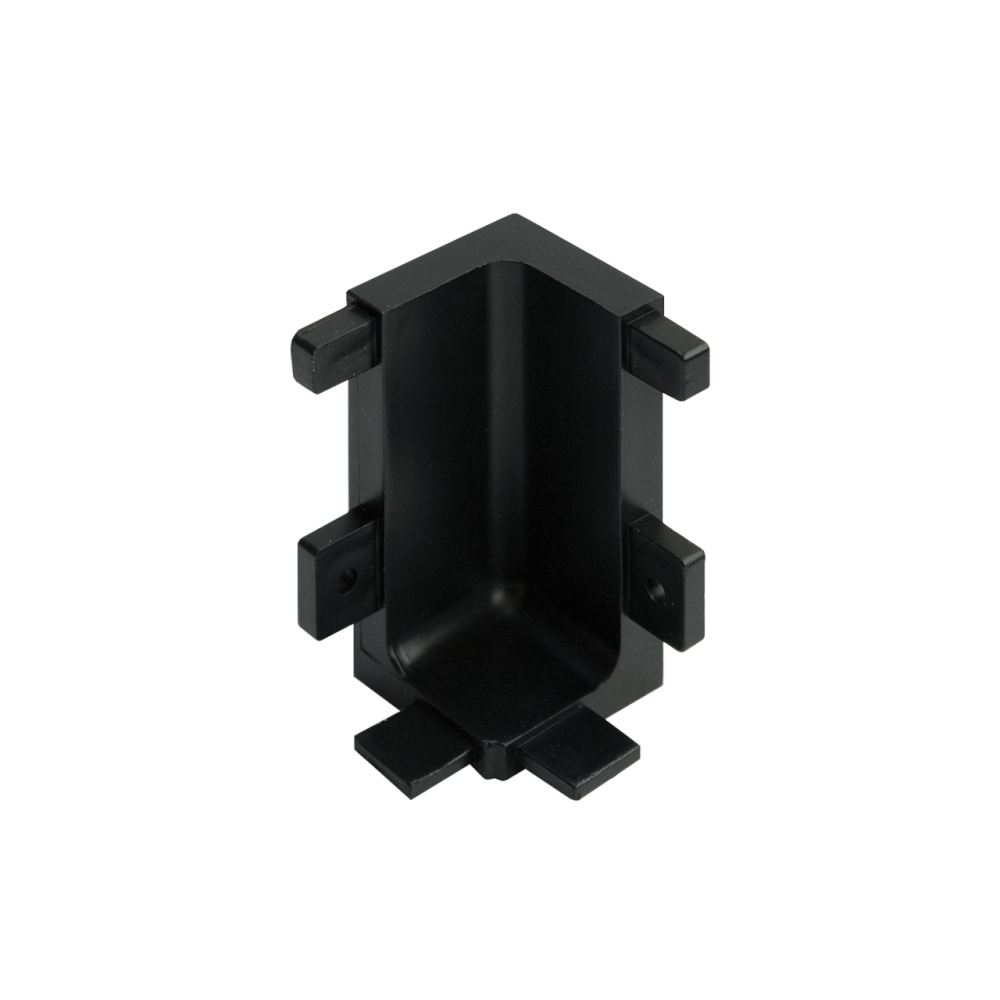 Уголок внутренний L-Gola черный, пластик