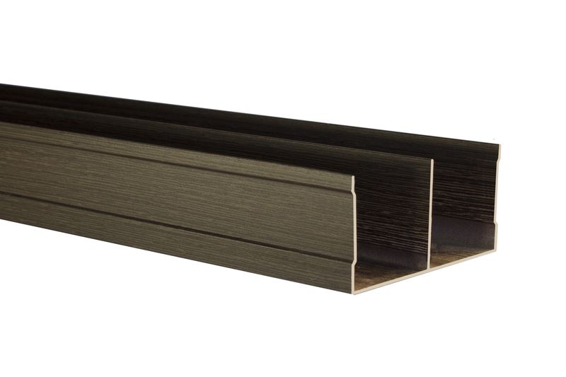 Трек верхний матовый Венге 6,0 м