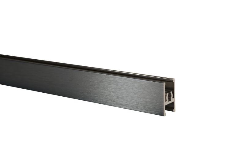 Профиль горизонтальный средний под винт Графит брашед 6,0 м