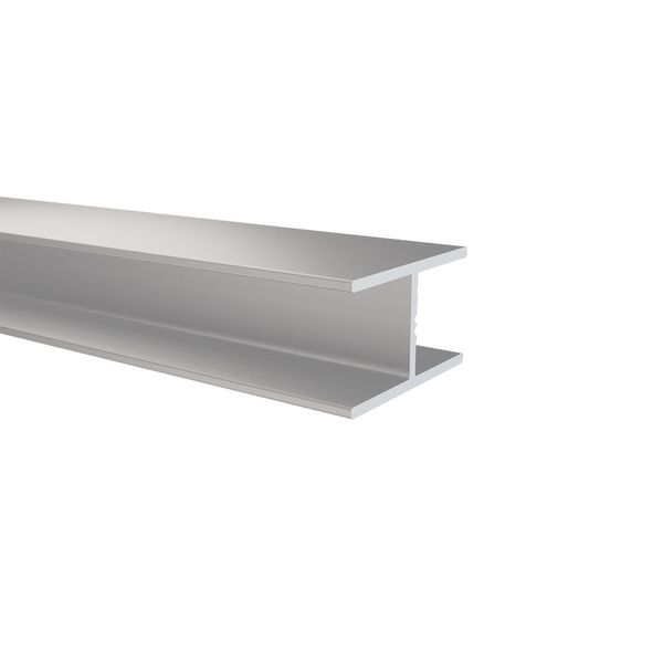 Профиль горизонтальный средний матовое Серебро 6.0 м Лайт (20)