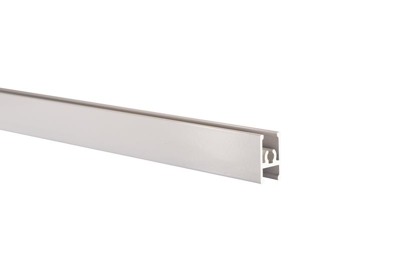 Профиль горизонтальный средний под винт глянец Белый 6,0 м