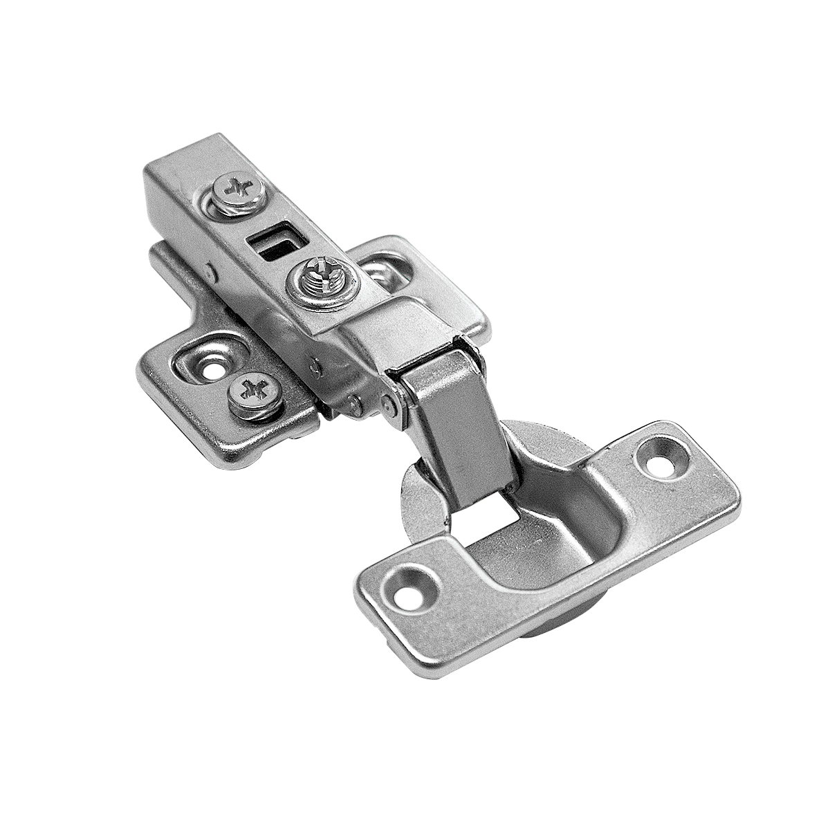   ПЕТЛЯ ДЛЯ ДВЕРЦЫ ШКАФА 3D SOFT CLOSING (ПОЛУНАКЛАДНАЯ)  (100)