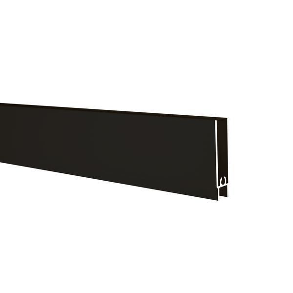 Профиль горизонтальный нижний Черный муар 6м