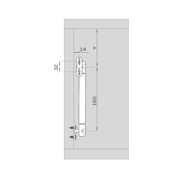 Газ лифт 100N (100)