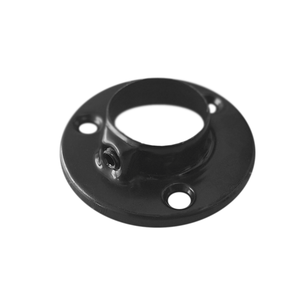 Фланец для трубы диам 25 мм ЧЕРНЫЙ