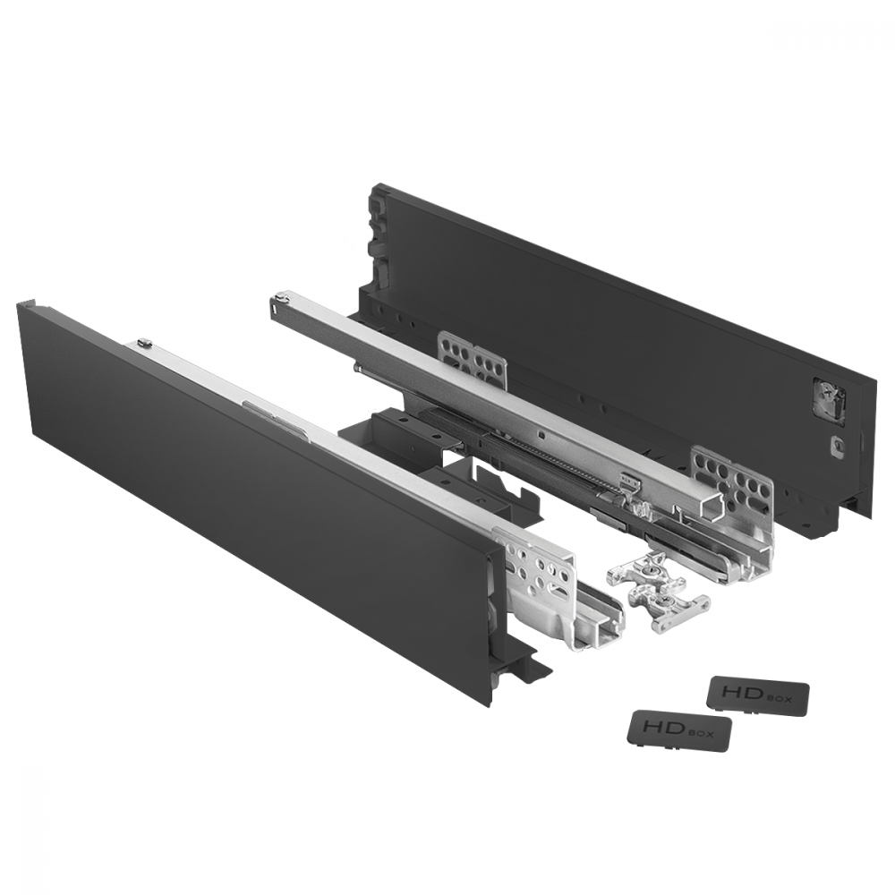 HD Slimbox  84 прямой 84*450 мм графит 