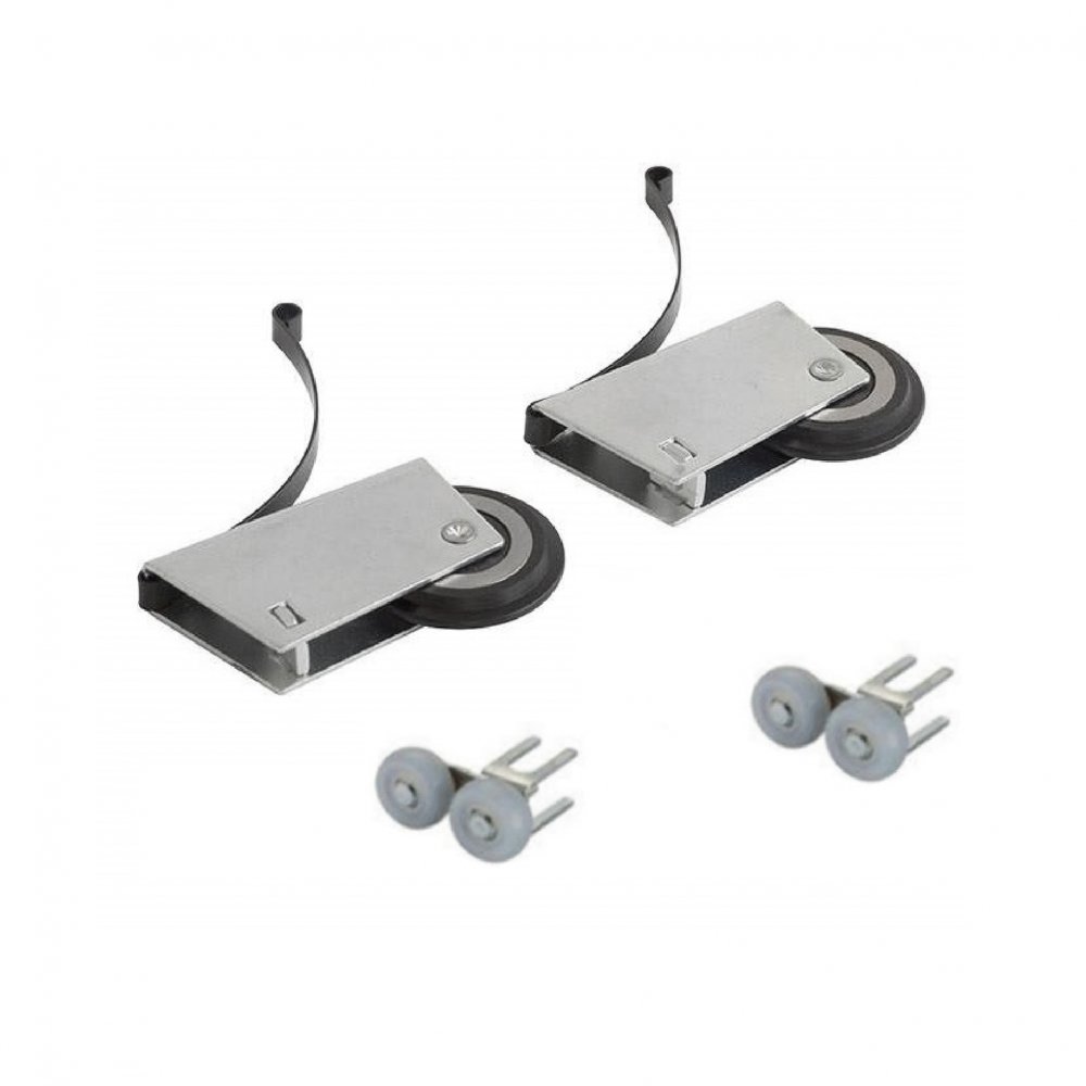  Комплект роликов TANDEM PLUS для шкафов-купе (Открытые)(Класс В), усиленные с верхним подшипником 