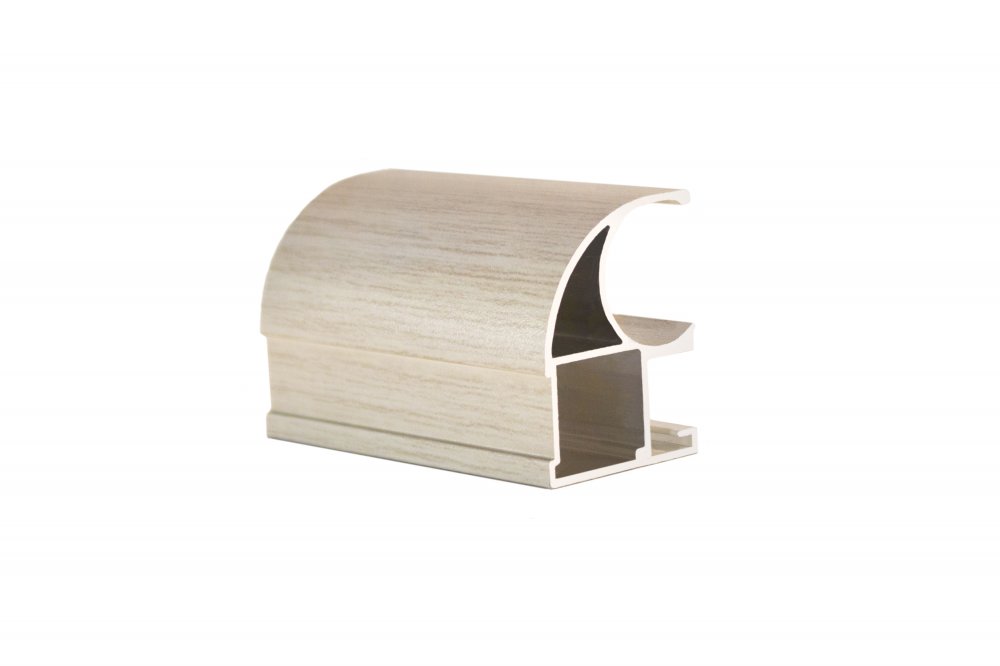  Профиль вертикальный Light открытый Дуб светлый 5,4 м