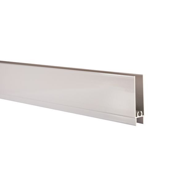 Профиль горизонтальный нижний глянец Белый 6,0 м