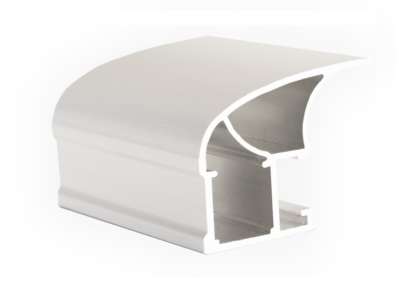  Профиль вертикальный открытый Белый глянец широкий 6 м
