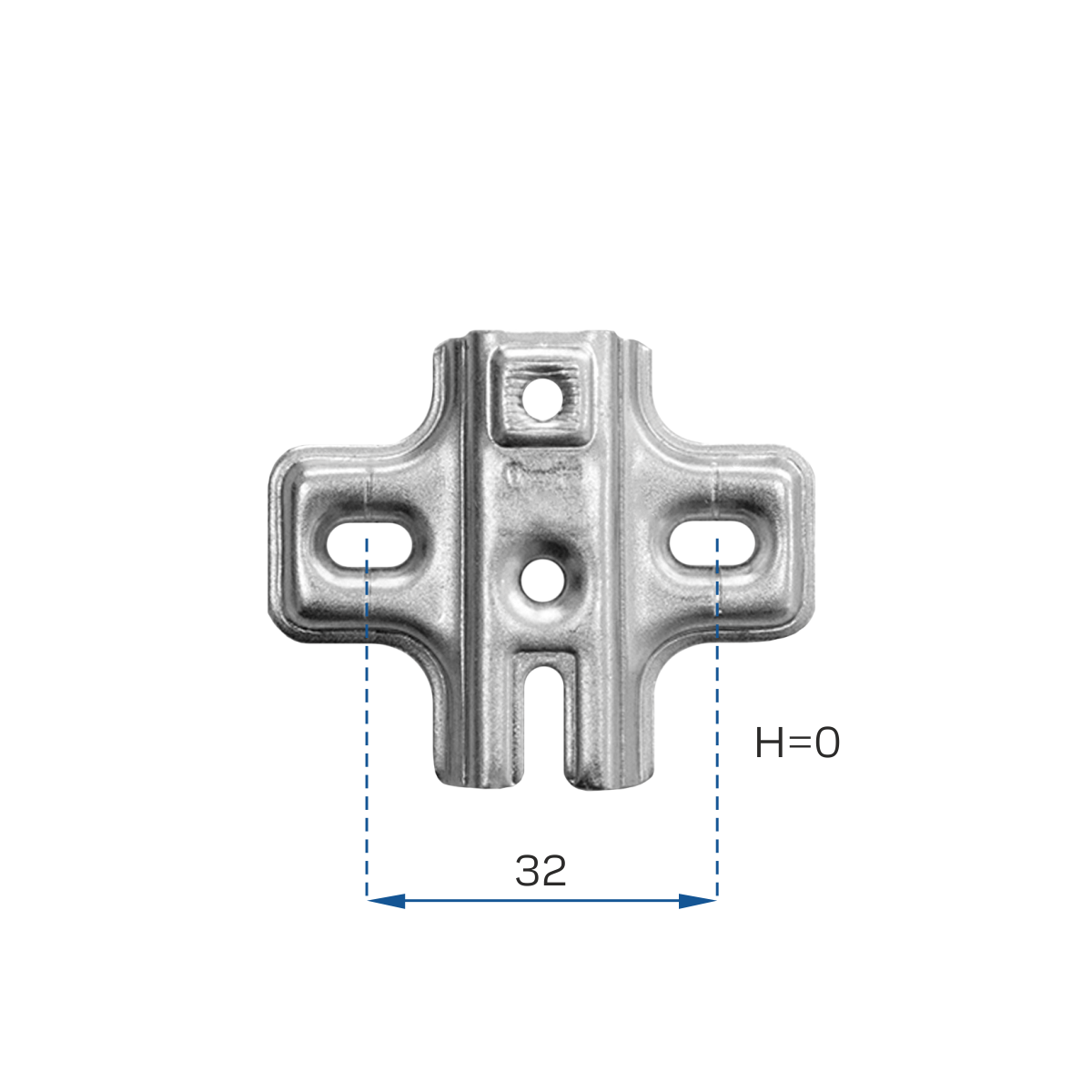  ПЕТЛЯ ДЛЯ ДВЕРЦЫ ШКАФА 135 (45) градусов H=0 (200)
