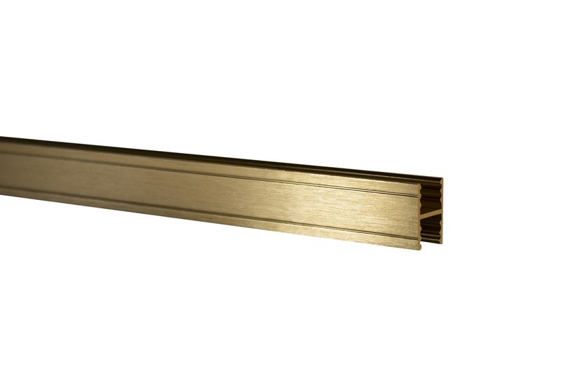 Профиль горизонтальный средний Золото брашед 6,0 м