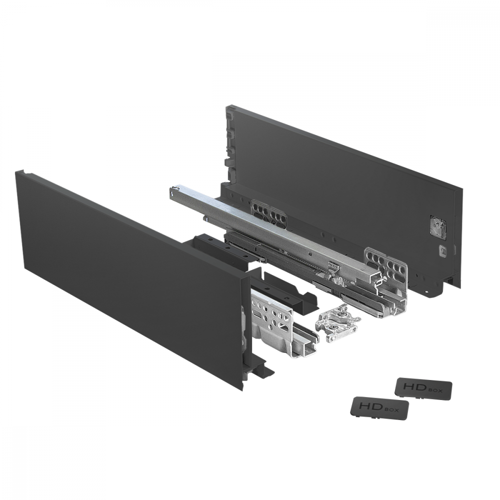 HD Slimbox 116 прямой 116*400 мм графит