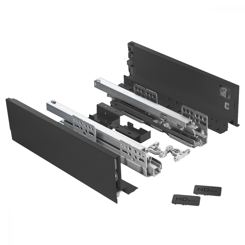 HD Slimbox  84 прямой 84*300 мм графит 