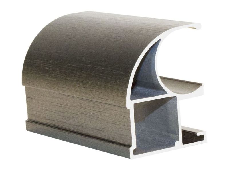 Профиль Вертикальный Открытый Шампань брашед 5,4 м