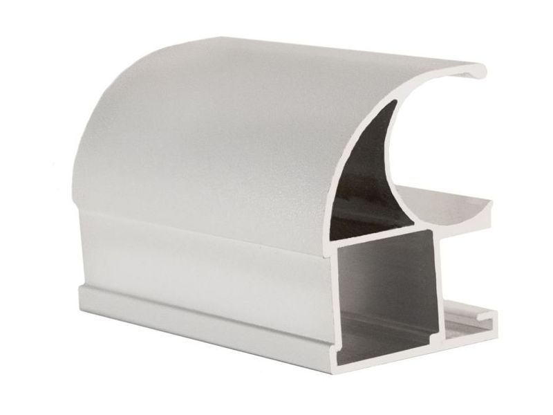   Профиль вертикальный открытый Белый муар 5,4 м