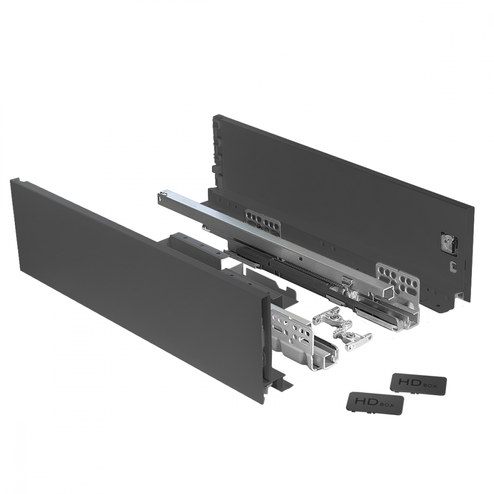 HD Slimbox 116 прямой 116*450 мм графит