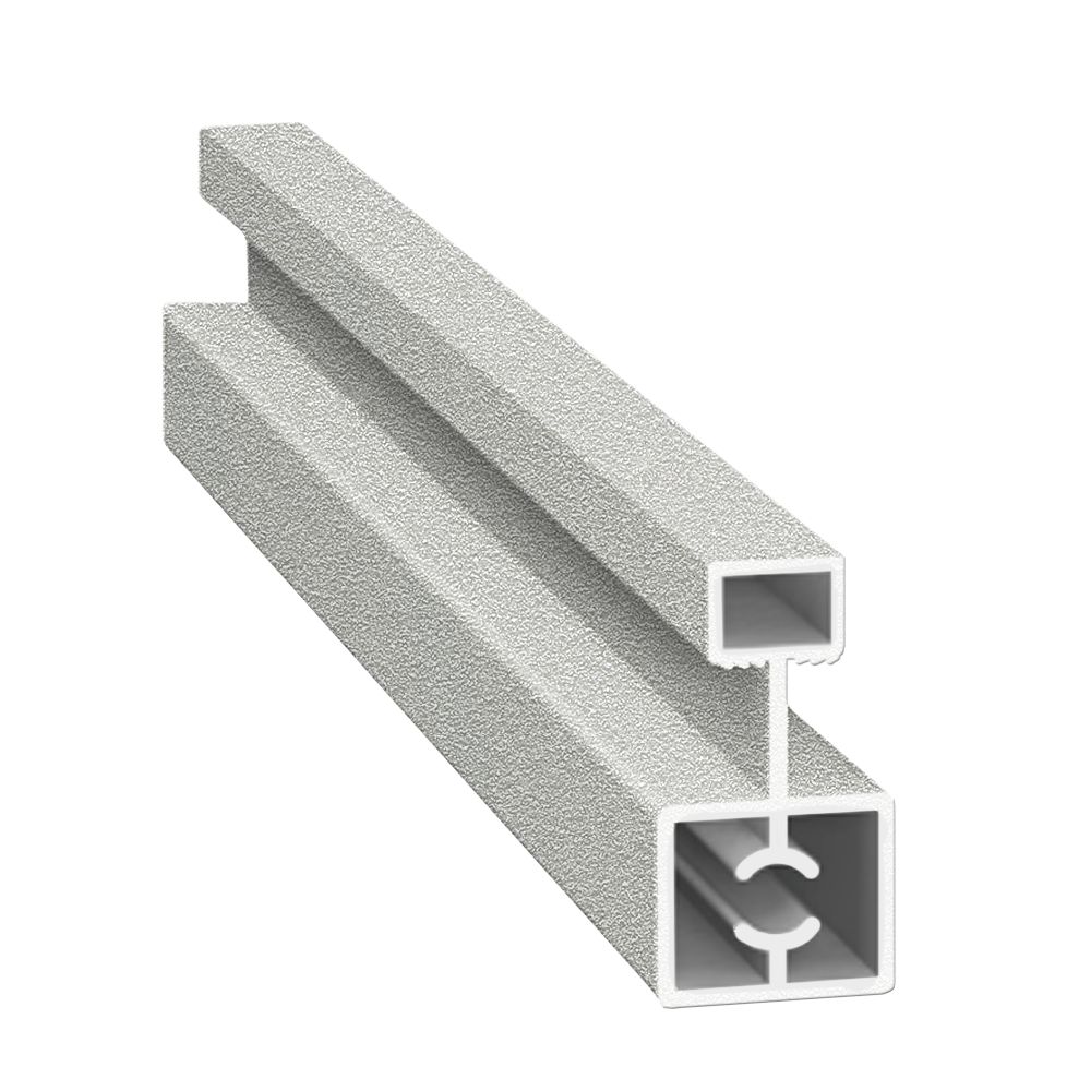  Профиль горизонтальный средний С КАМЕРОЙ Белый муар 6 м (узкая система) (16)