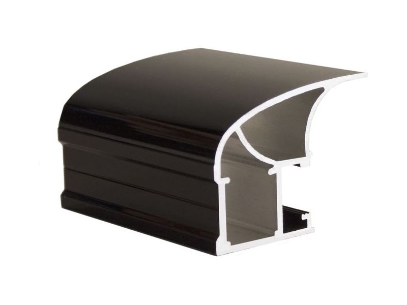  Профиль вертикальный Открытый Венге глянец широкий 5,5м