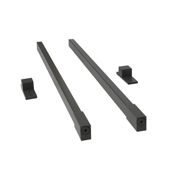   Рейлинг к HD Box/HD Slimbox квадратный графит с креплением 450 мм 