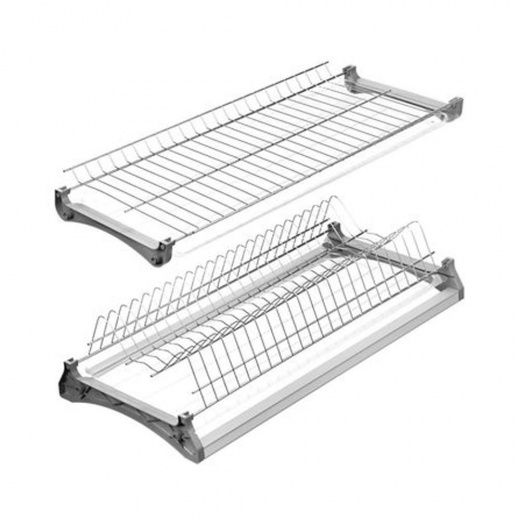  Посудосушитель двухуровневый 500 мм с алюминиевым профилем (10)