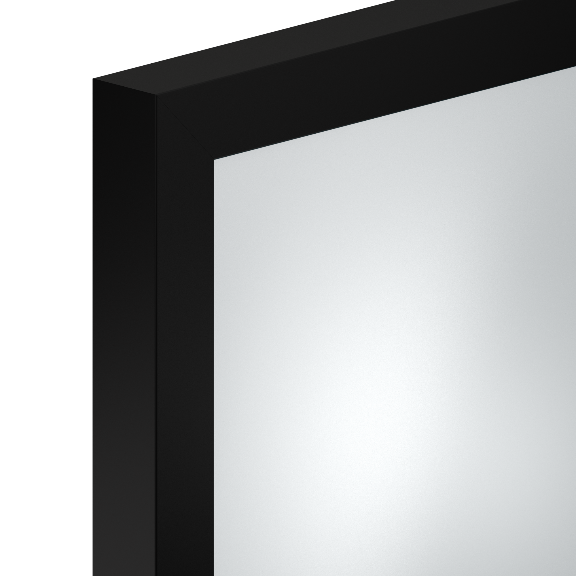 Фасадный профиль узкий 20*19 мм, видимая часть 19 мм, черный матовый, 6,0 м